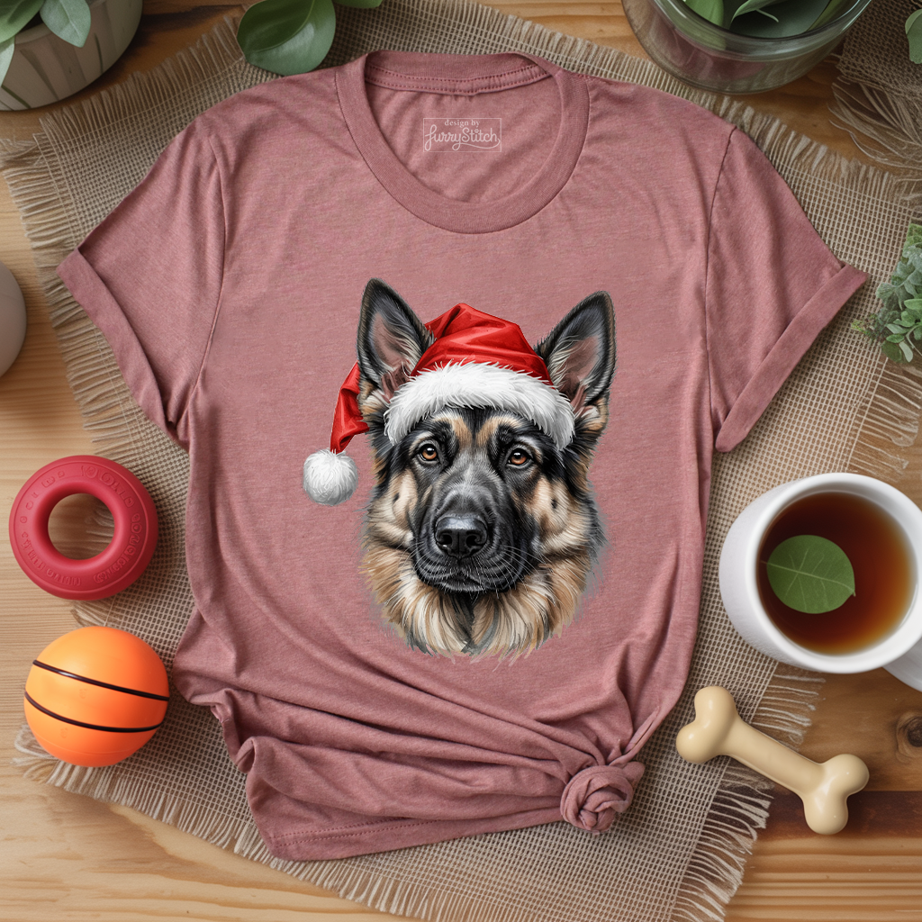 Merry German Shepherd T-shirt