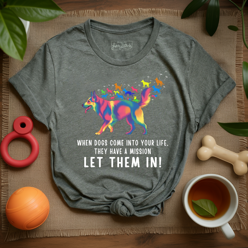 Colorful Shepherd Mission T-shirt
