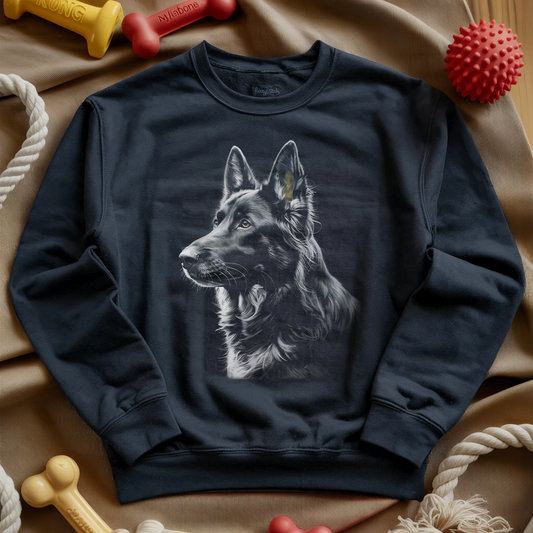German Shepherd Silhouette Sweatshirt