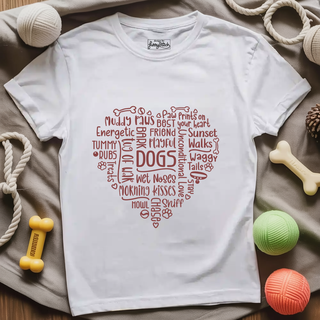 Heart of Dog Love T-shirt