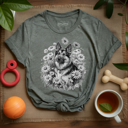 Monochrome Daisy Shepherd T-shirt