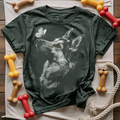 Butterfly Shepherd Silhouette T-shirt