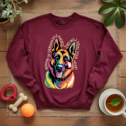 Beware Of German Shepherd Sweatshirt