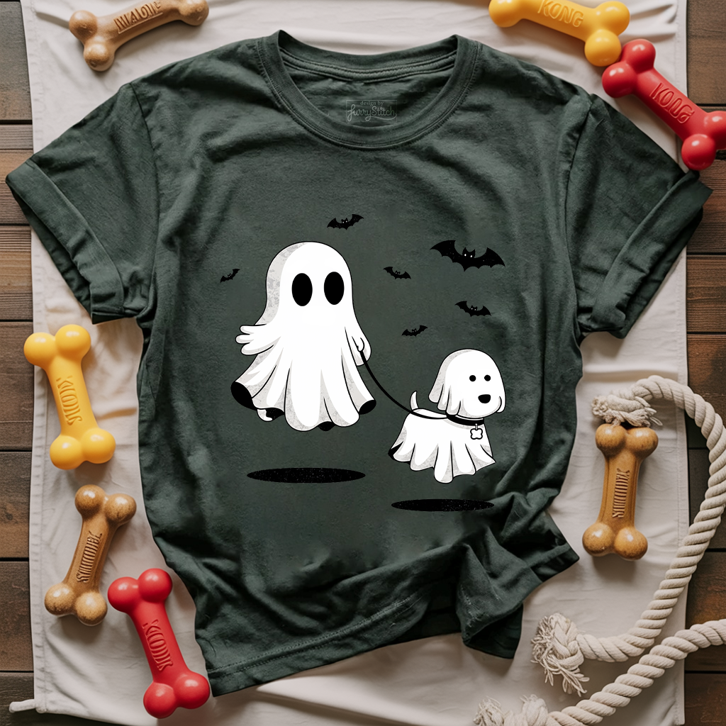 Ghost Walking Dog T-shirt