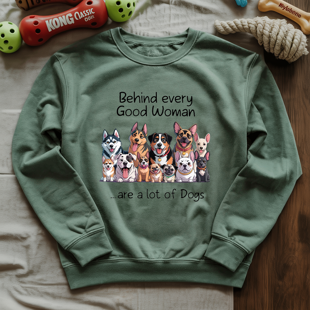 Behind Good Woman Sweatshirt