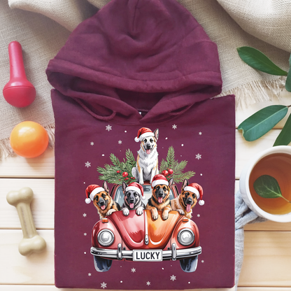 Merry Shepherd Car Hoodie