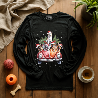 Merry Shepherd Car Long Sleeve T-shirt