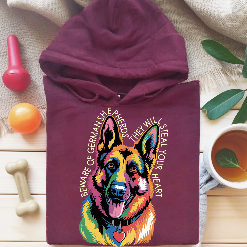 Beware Of German Shepherd Hoodie