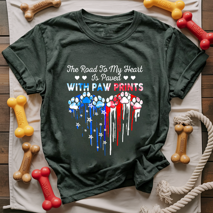 My Heart Paw Prints T-shirt