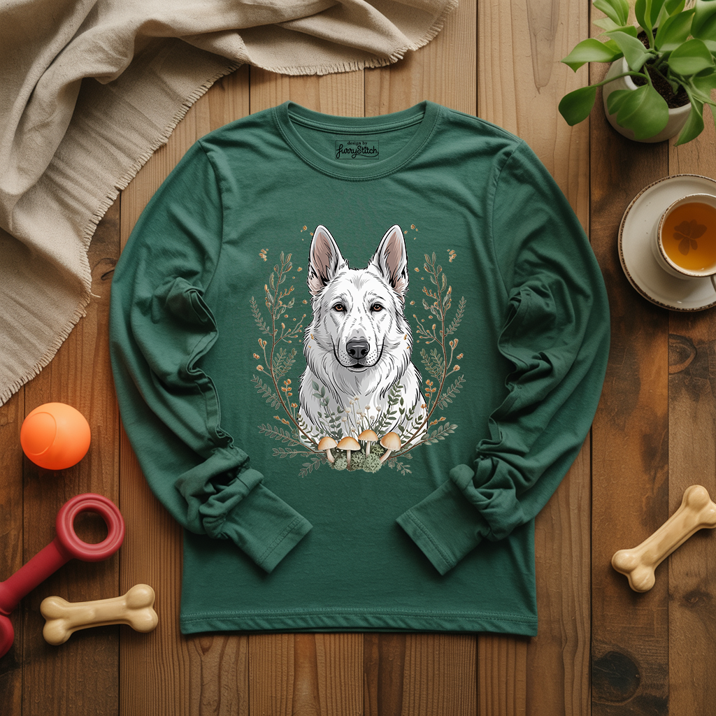 Bohemian White Shepherd Long Sleeve T-shirt