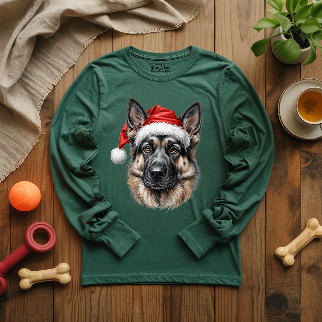 Merry German Shepherd Long Sleeve T-shirt