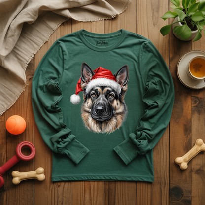Merry German Shepherd Long Sleeve T-shirt