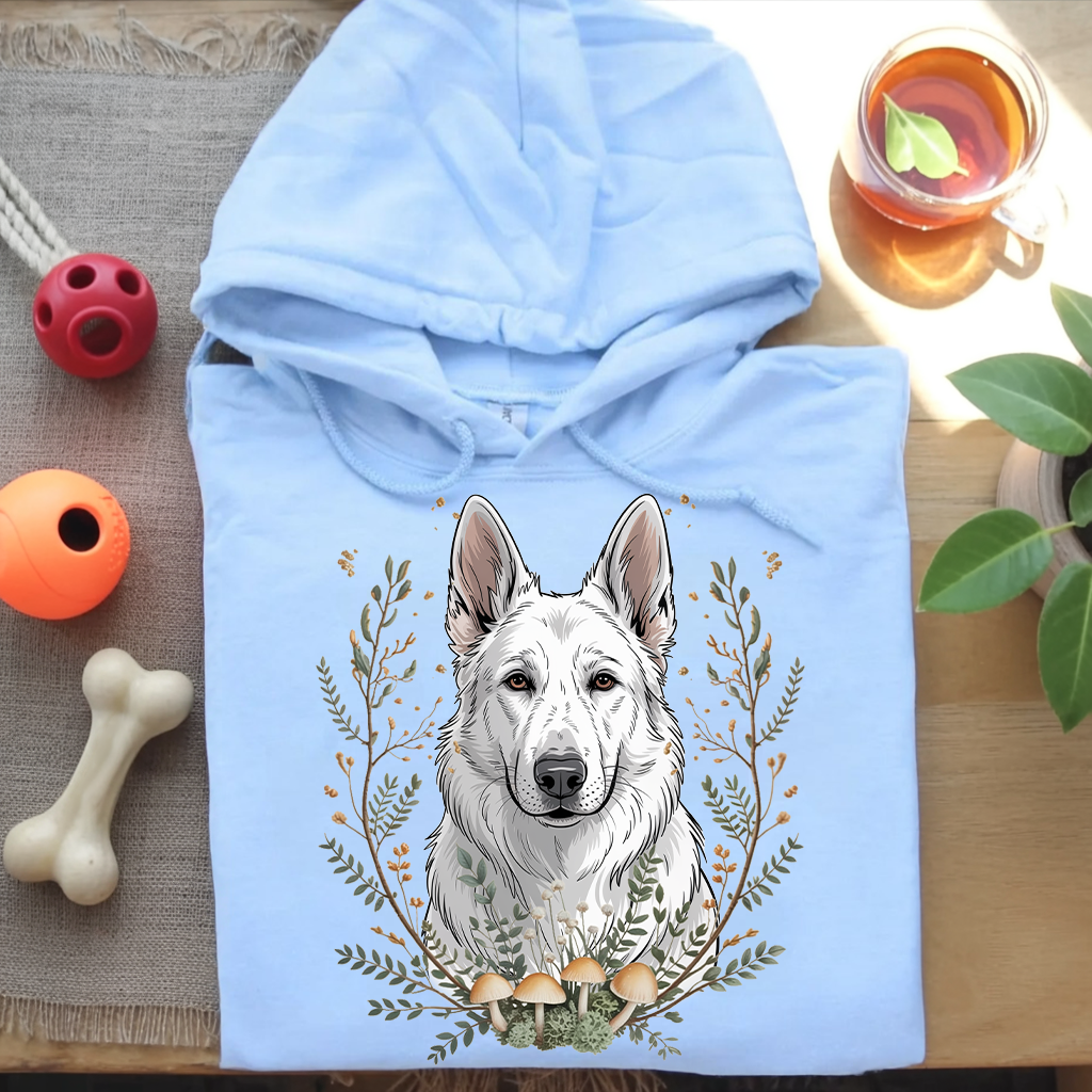 Bohemian White Shepherd Hoodie