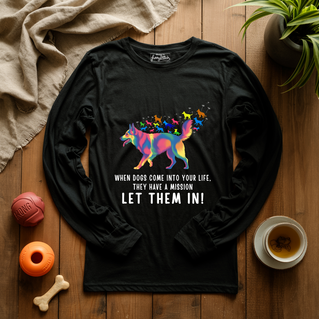 Colorful Shepherd Mission Long Sleeve T-shirt