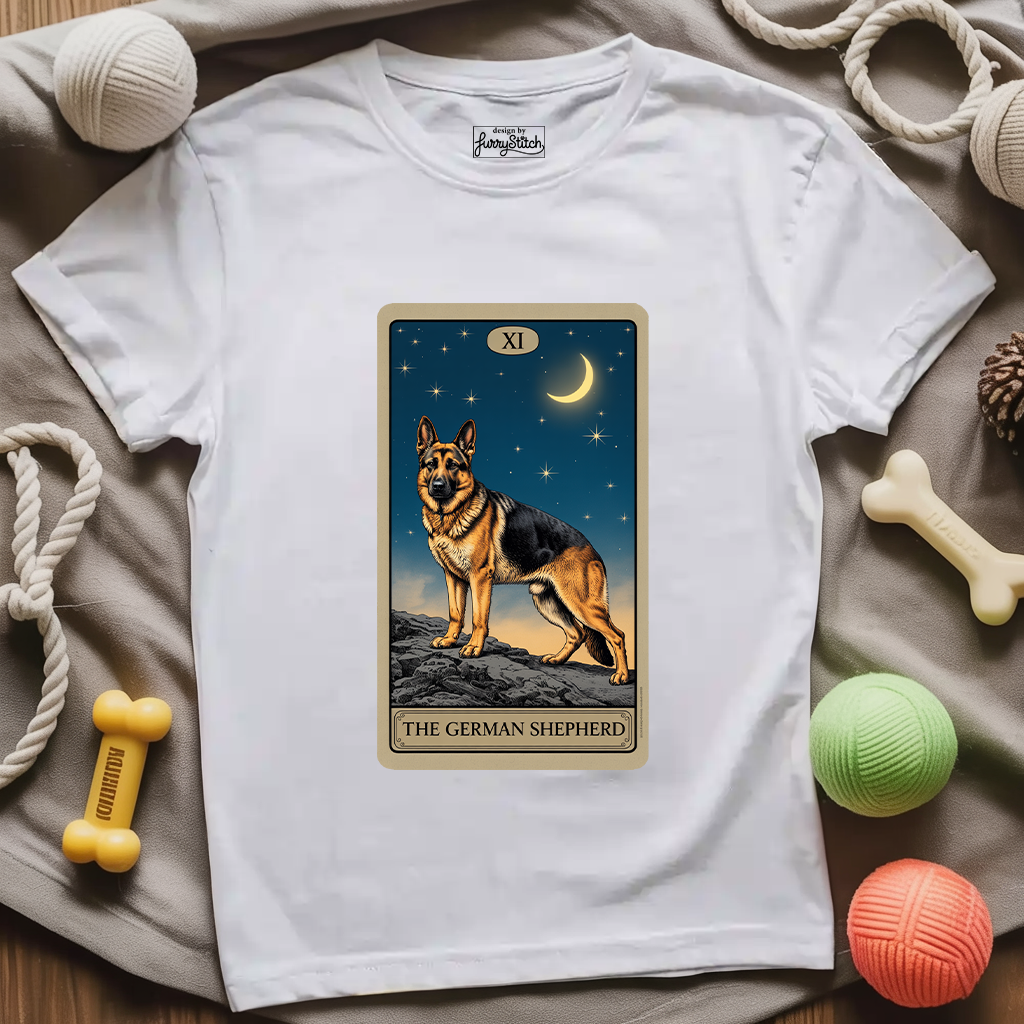 German Shepherd Tarot Card T-shirt