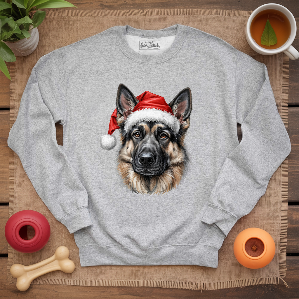 Merry German Shepherd Sweatshirt