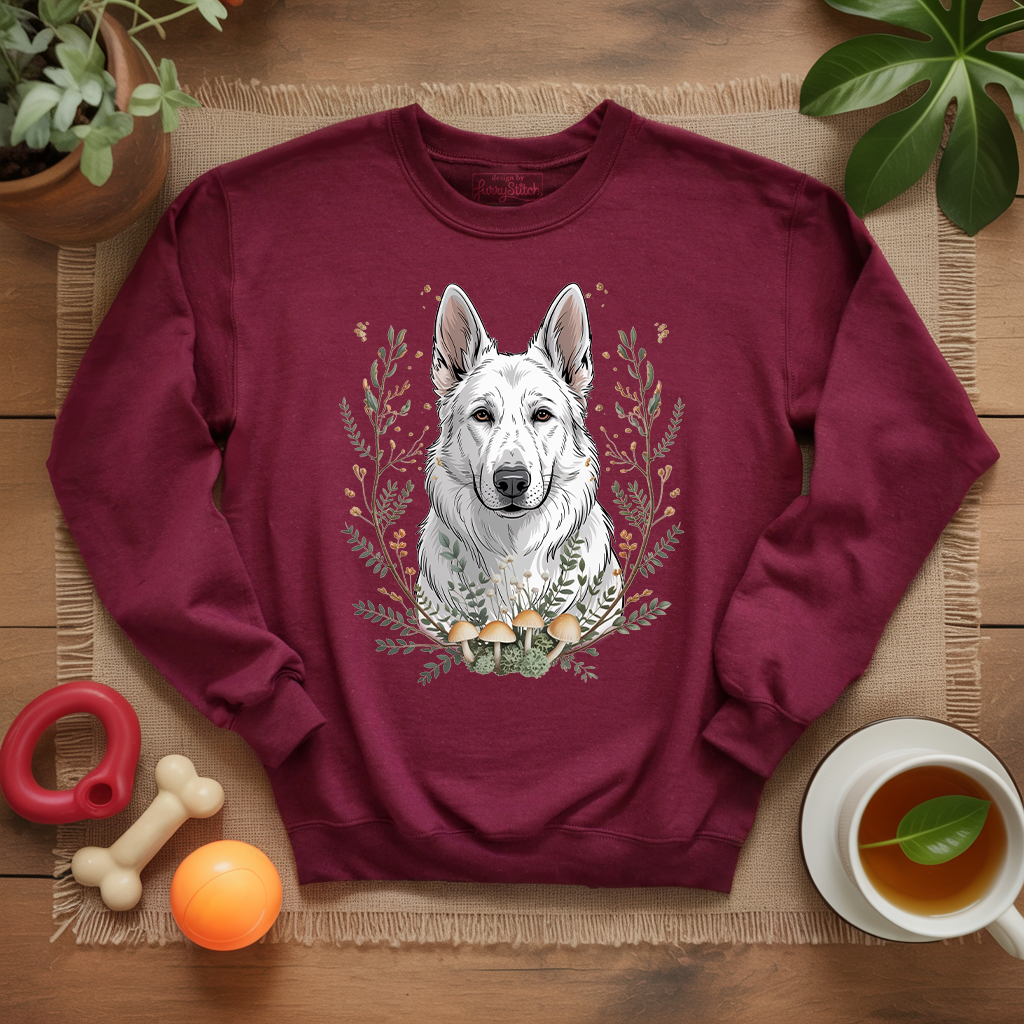 Bohemian White Shepherd Sweatshirt