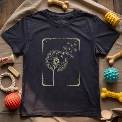 Dandelion Paw Print T-shirt