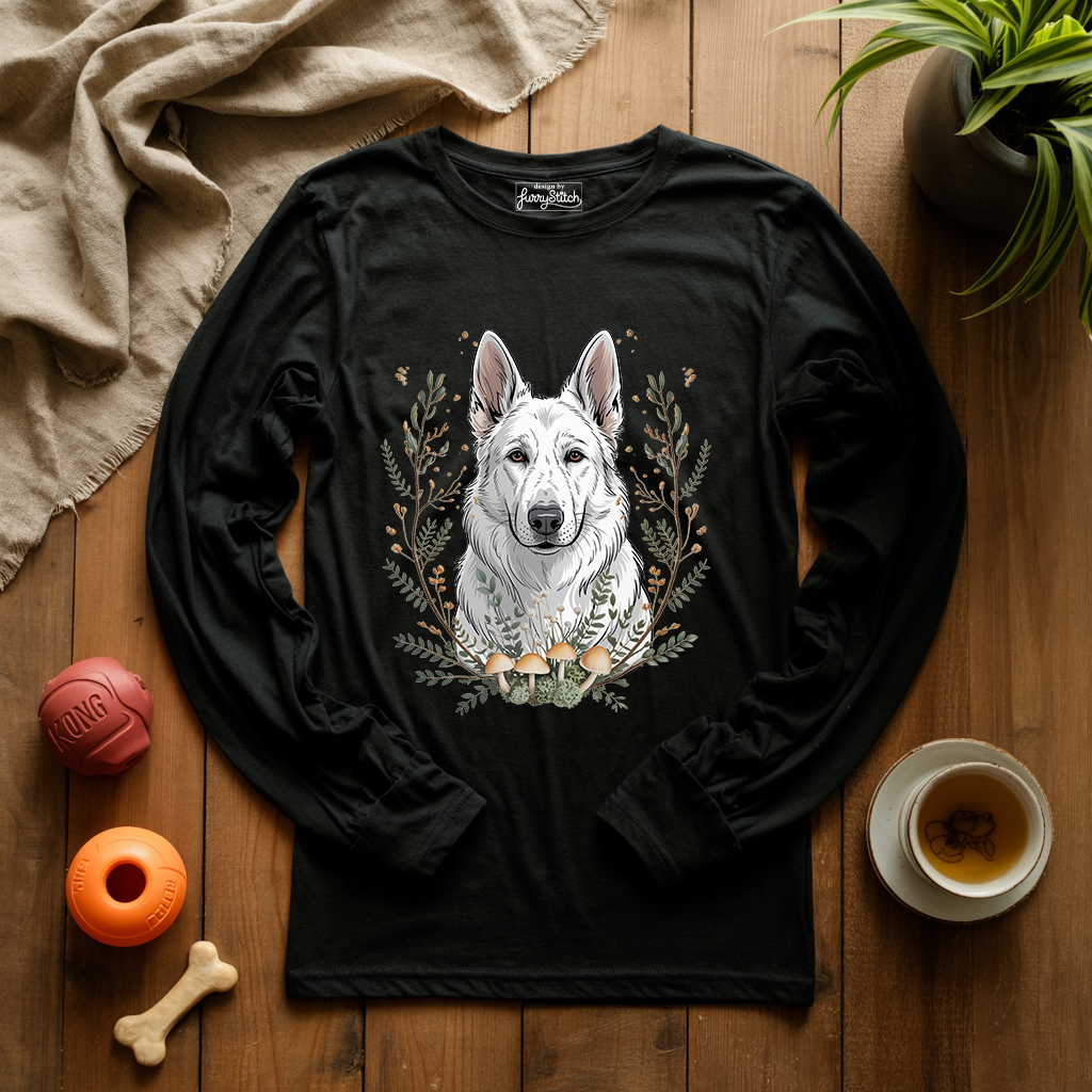 Bohemian White Shepherd Long Sleeve T-shirt