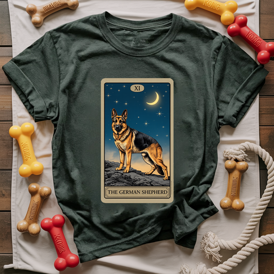 German Shepherd Tarot Card T-shirt
