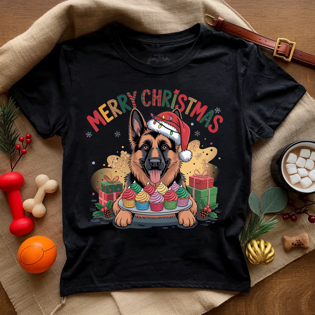 Merry Shepherdmas Cupcake T-shirt
