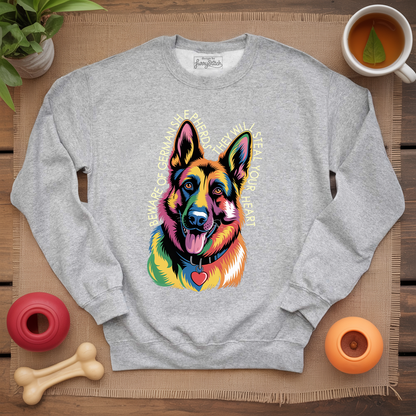 Beware Of German Shepherd Sweatshirt