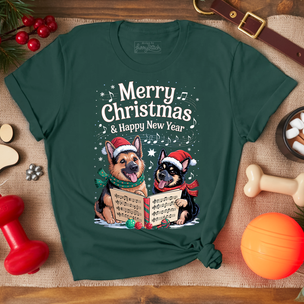 Singing Shepherds Christmas T-shirt
