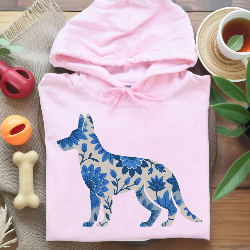 Blue Bloom Shepherd Hoodie
