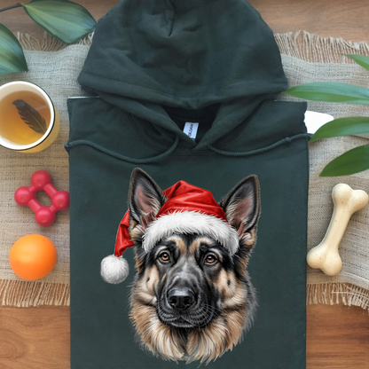 Merry German Shepherd Hoodie