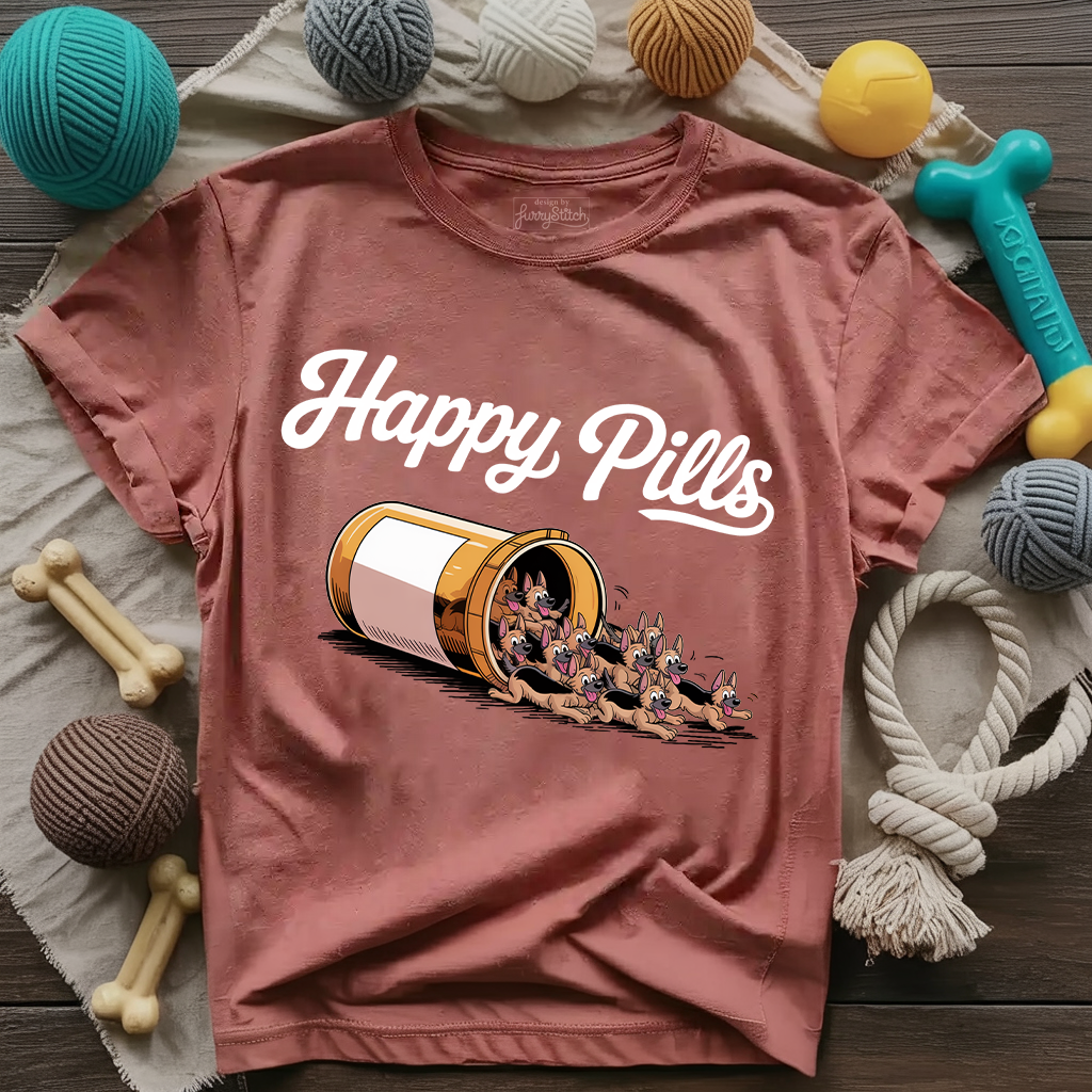 GSD Happy Pills T-shirt