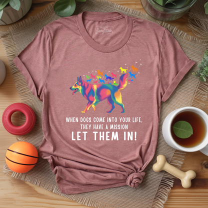 Colorful Shepherd Mission T-shirt