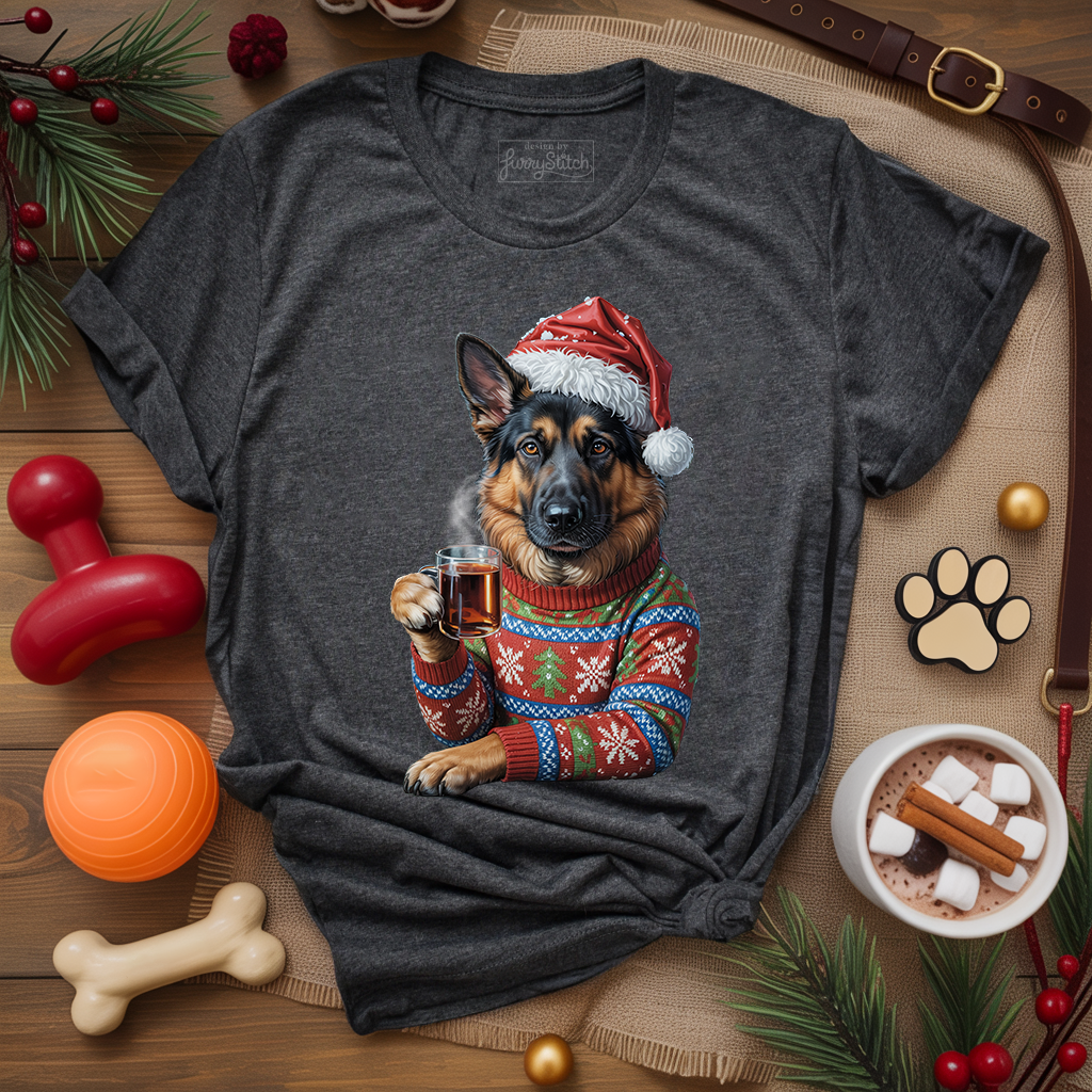 Cozy Christmas GSD T-shirt