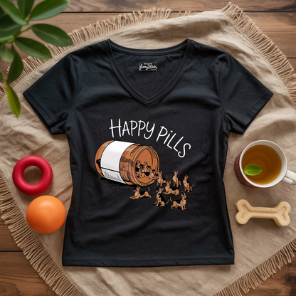 Happy Pills Lady V-Neck