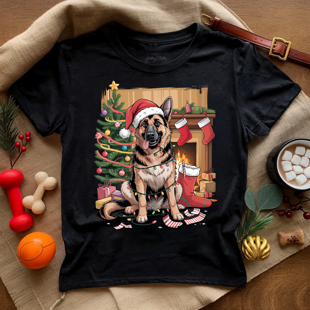 Merry Mess GSD T-shirt