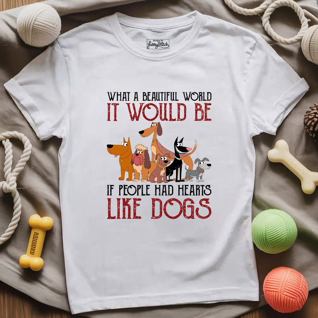 Hearts Like Dogs T-shirt