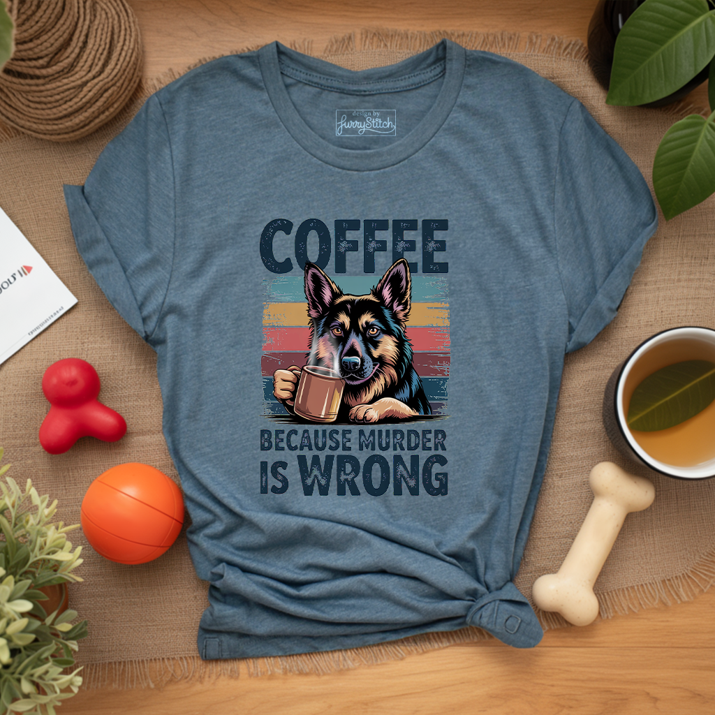 Coffee Shepherd Funny T-shirt