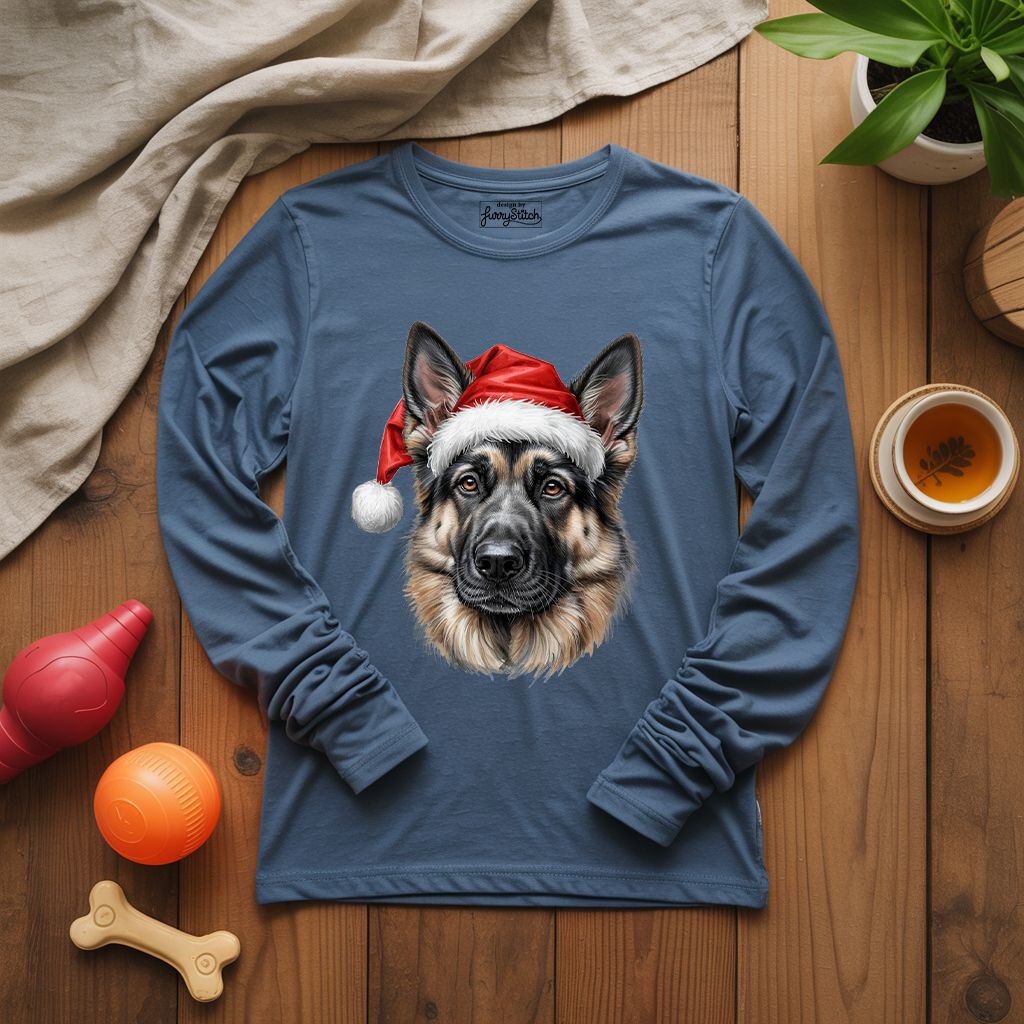 Merry German Shepherd Long Sleeve T-shirt