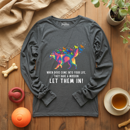 Colorful Shepherd Mission Long Sleeve T-shirt