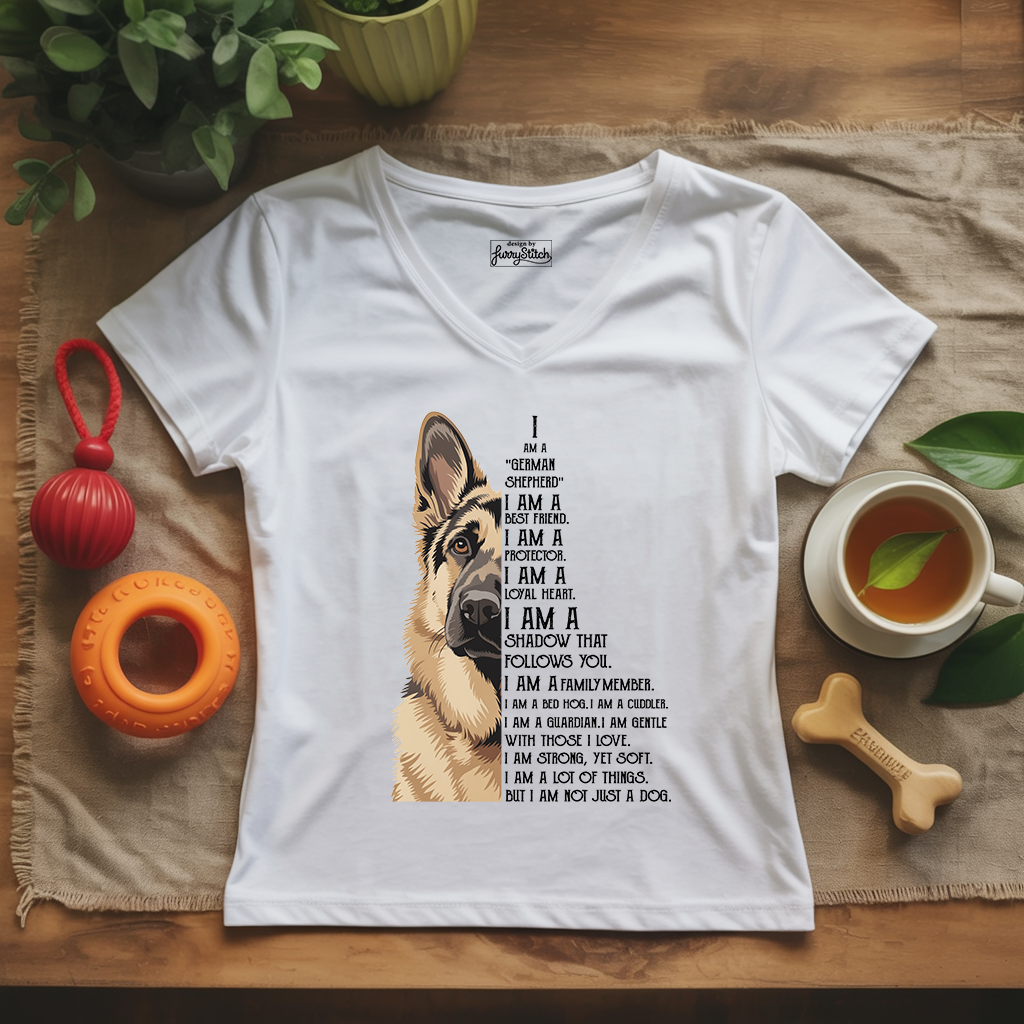 Loyal Heart GSD Lady V-neck