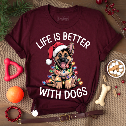 Life Better Dogs T-shirt