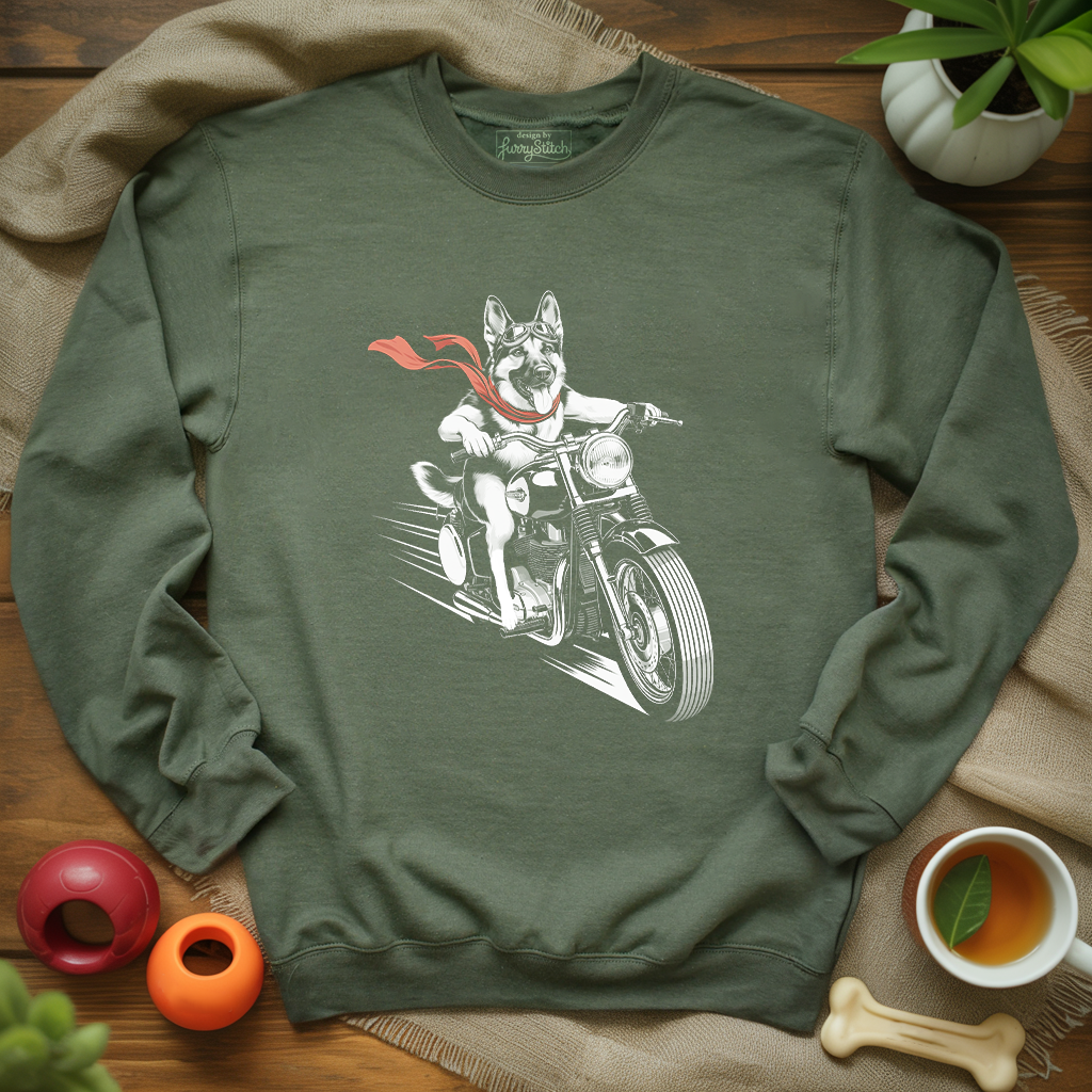 Motorcycle Shepherd Sweatshirt