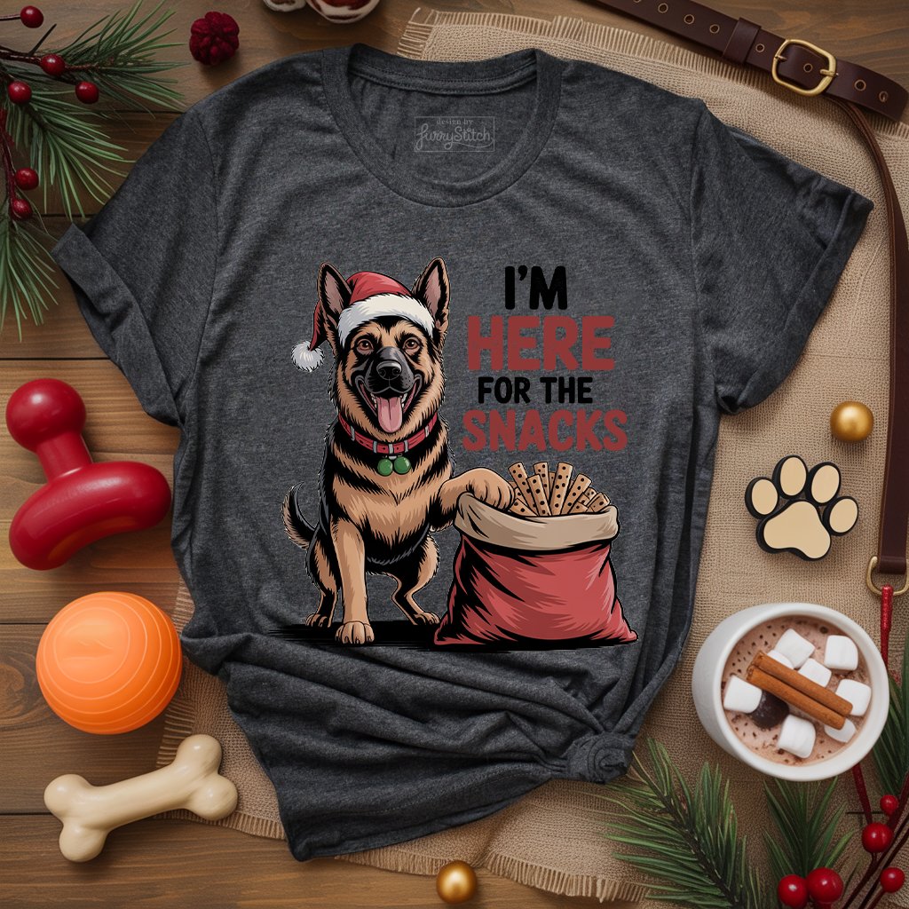 Holiday Snacks Dog T-shirt
