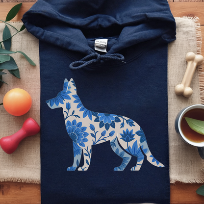 Blue Bloom Shepherd Hoodie