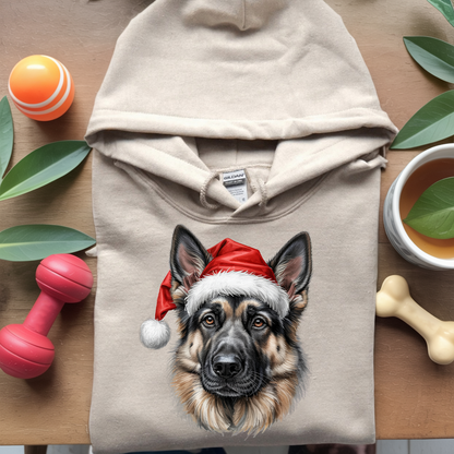 Merry German Shepherd Hoodie