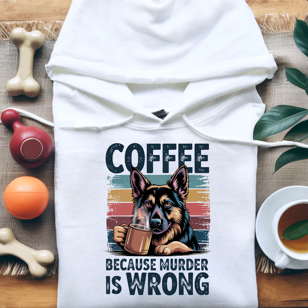 Coffee Shepherd Funny Hoodie