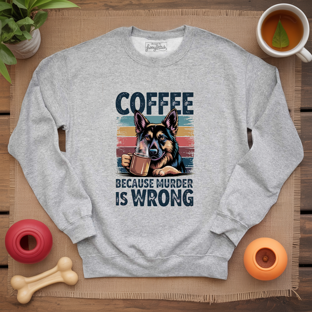 Coffee Shepherd Funny Sweatshirt
