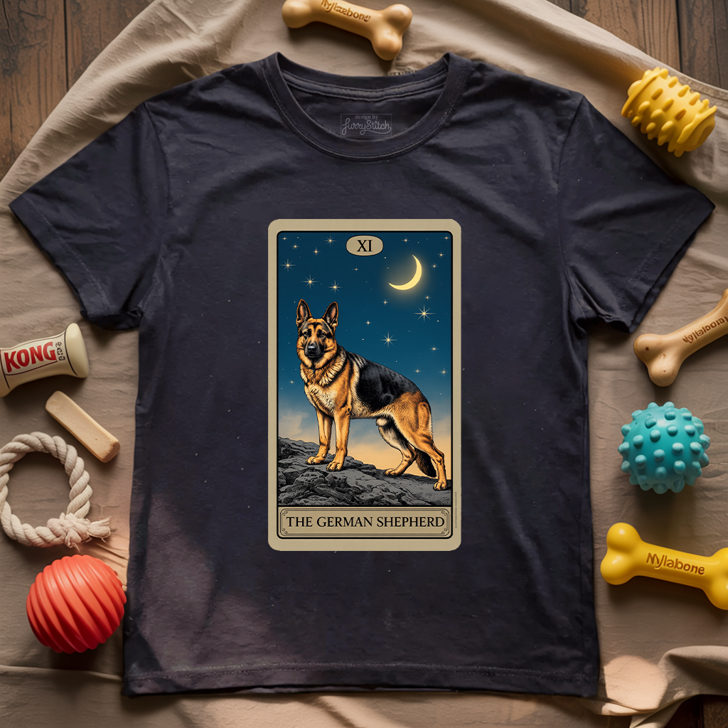 German Shepherd Tarot Card T-shirt