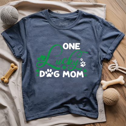 One Lucky Dog Mom T-shirt