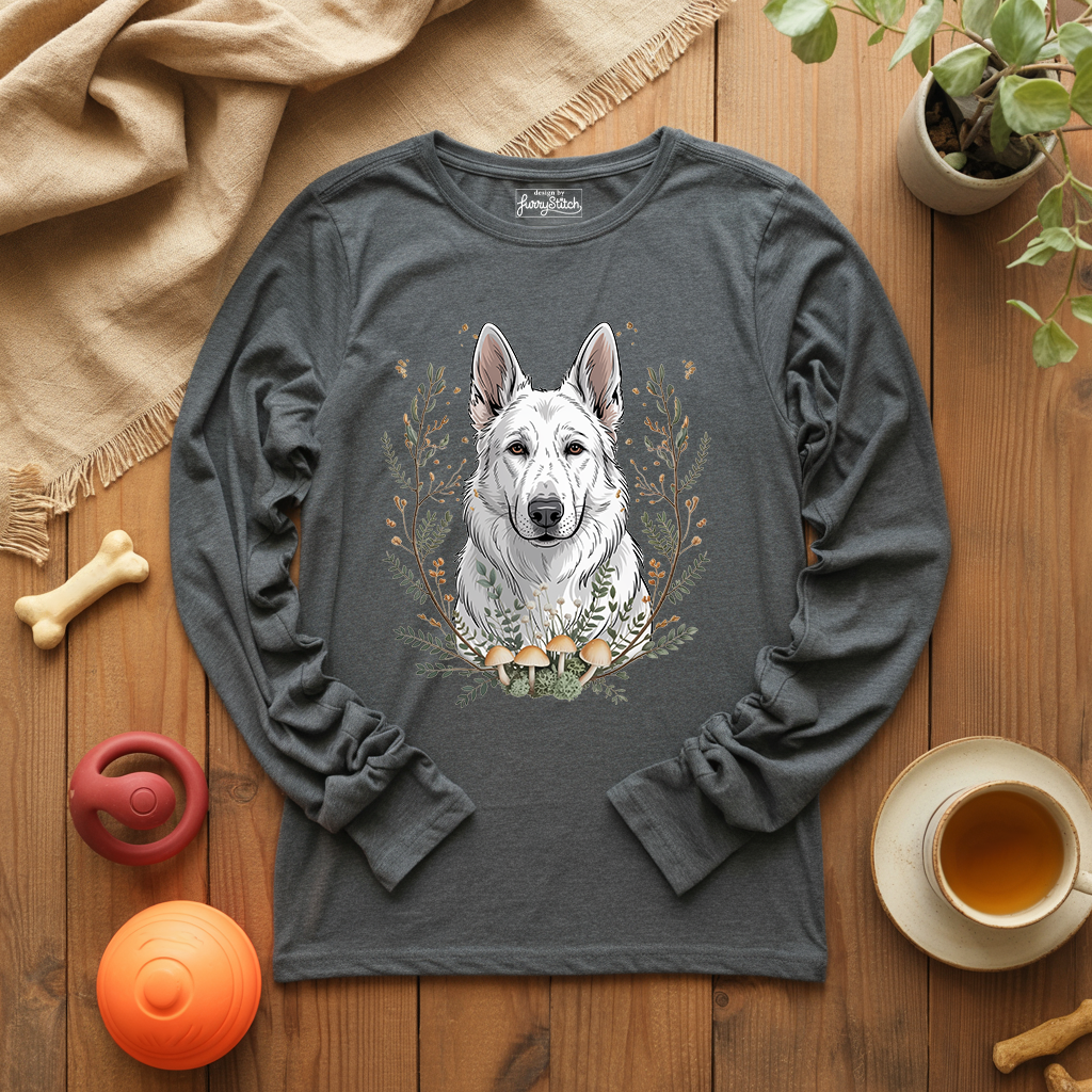 Bohemian White Shepherd Long Sleeve T-shirt