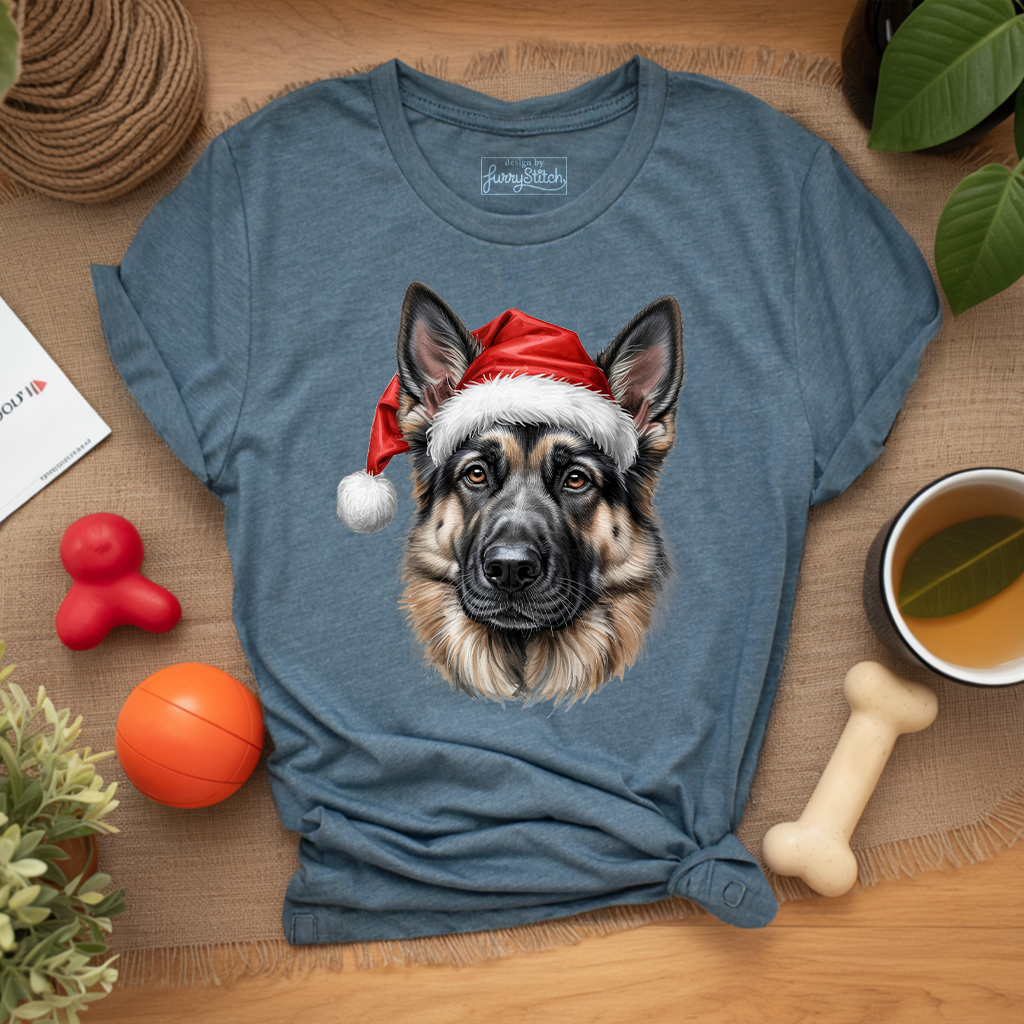 Merry German Shepherd T-shirt